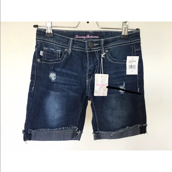 Tommy Bahama Other - Tommy Bahama Ripped Cuffed Light Stonewash Shorts